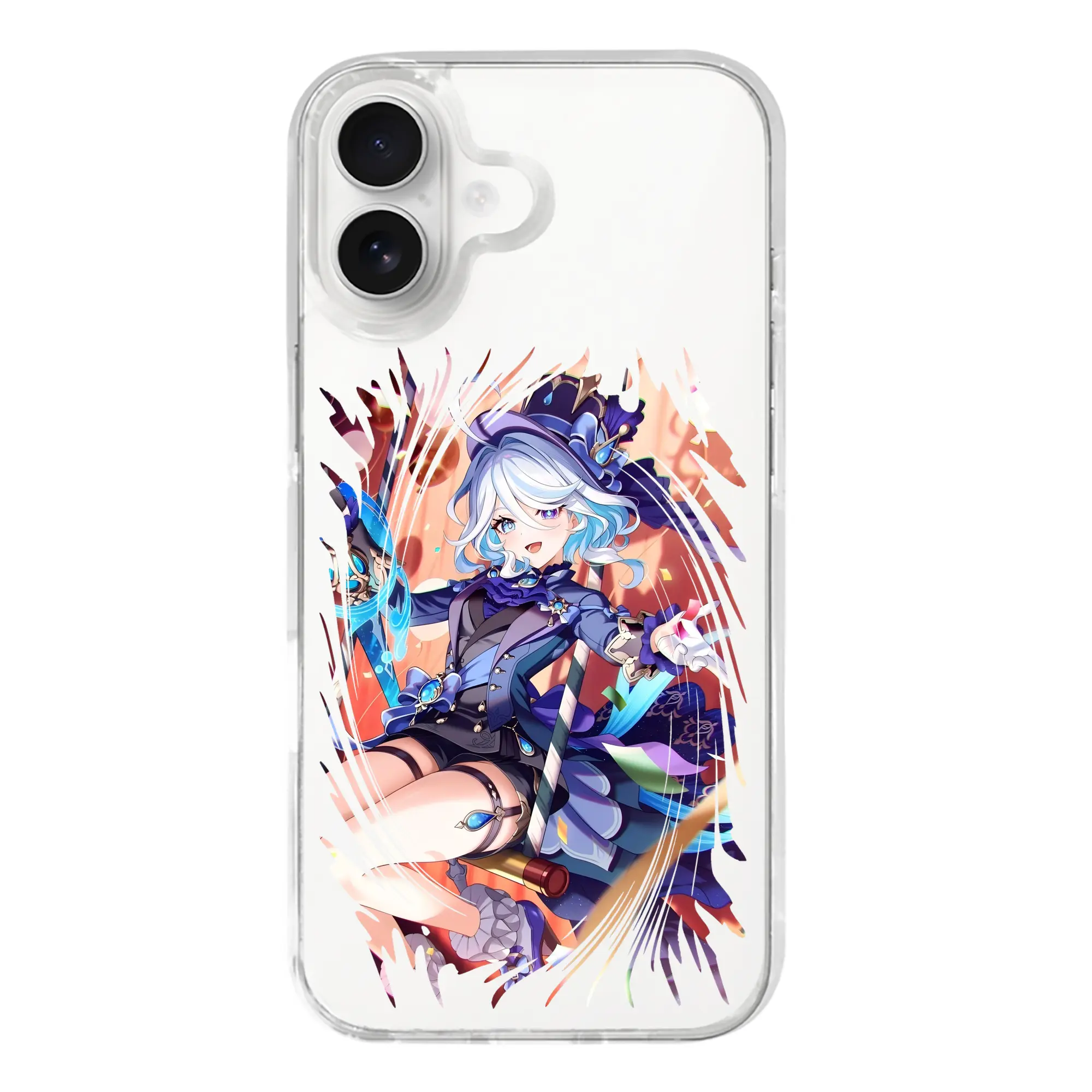 原 神 グッズ フリーナ - iPhone 17シリーズ 透明スマホケース – 薄型・耐衝撃・精密フィット保護カバー